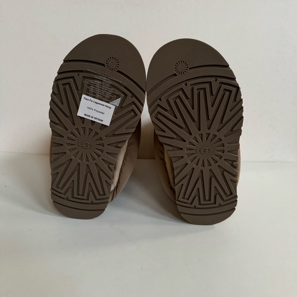 UGG CLASSIC MINI DIPPER PUFFER AMPHORA CHESTNUT PLATFORM BOOTS - Picture 7 of 8